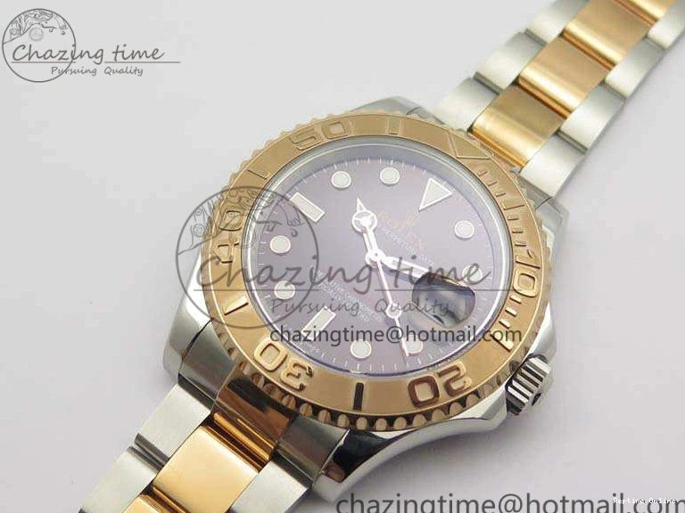 0223 Yacht-Master 116621 ARF 1:1 Best Edition Brown Dial On SS RG Bracelet A Affordable 3547